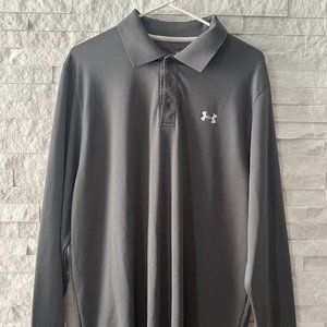 Under Armor Performance Long Sleeve Polo - Men's Large
